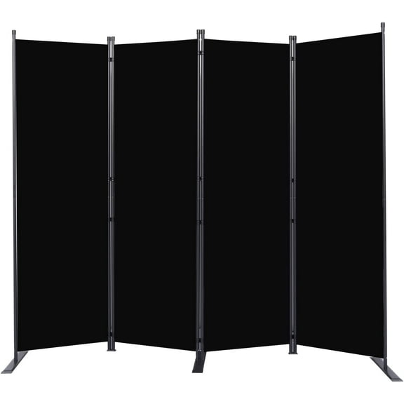 Room Divider 6FT Portable Room Dividers and Folding Privacy Screens, 88'' W Fabric Divider for Room Separation, 4 Panel Partition Room Dividers Freestanding Wall Divider Screen for Dorm Studio Office