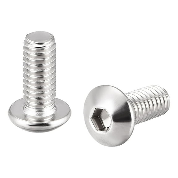 M4x10mm Machine Screws Hex Socket Round Head Screw 304 Stainless Steel Fasteners Bolts 20 pcs
