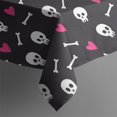 thumbnail image 5 of Evil Pumpkin Ghost Square Table Cover Wrinkle Resistant Washable Happy Halloween Tablecolths Tablecloth for Halloween Party Decoration (52x52 Inch), 5 of 6