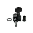 thumbnail image 4 of Musiclily Pro 6-in-line 2-pins Guitar Locking Tuners Machine Heads Tuning Pegs Keys Set for Fender Strat/Tele Style Guitar, Black, 4 of 5