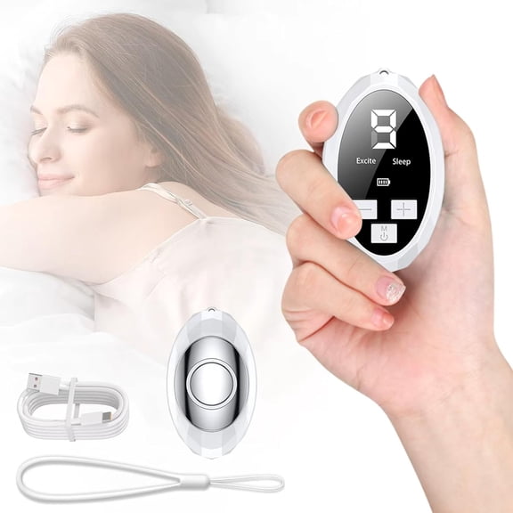 Handheld Sleep Aid Device - Portable Relaxation Device, with 2 Modes & 9 Adjustable Gears, USB Charging, Promotes Deep Rest and Calm Breathing