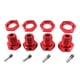 thumbnail image 1 of Kit de bujes de rueda de aluminio con tuercas hexagonales de 17 mm 5353 para Traxxas E-Revo 1:10 4X4 todoterreno rojo, 1 of 4