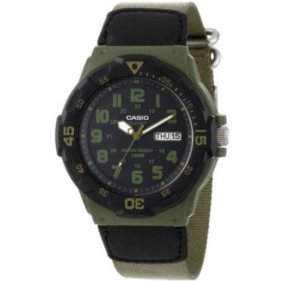 Casio Men's MRW200H-3BV Dive Style Neo-Display Sport Watch