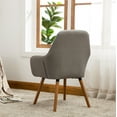 thumbnail image 5 of Roundhill Furniture Tuchico Contemporary Fabric Accent Chair in Gray, 5 of 9