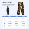 thumbnail image 4 of Gukieu Golden Koi And Treasure Print Men's Home Trousers, Elastic Drawstring Home Pajamas Clothing Suitable for Adult Men-Medium, 4 of 6