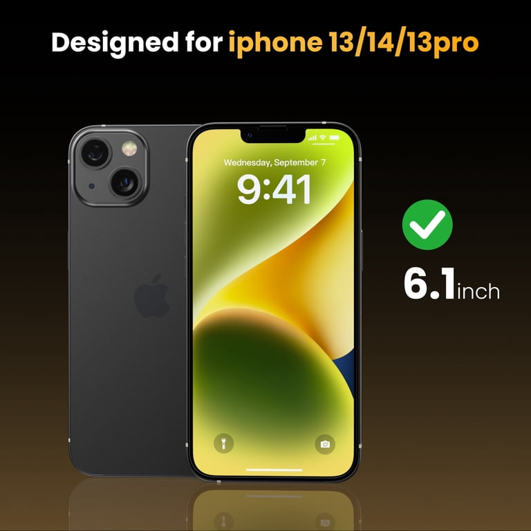 TOPVISION Screen Protector iPhone 13/14/13 Pro, 3-Pack photo 5