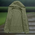 thumbnail image 6 of fheaev Rain Jackets for Women Spring Winter Waterproof Hooded Pocket Zipper Jacket Outdoor Mountaineering Clothing Sports Raincoats with Pocket for Outdoor Hiking, 6 of 9