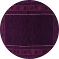 thumbnail image 1 of Ahgly Company Indoor Round Persian Pink Traditional Area Rugs, 6' Round, 1 of 4