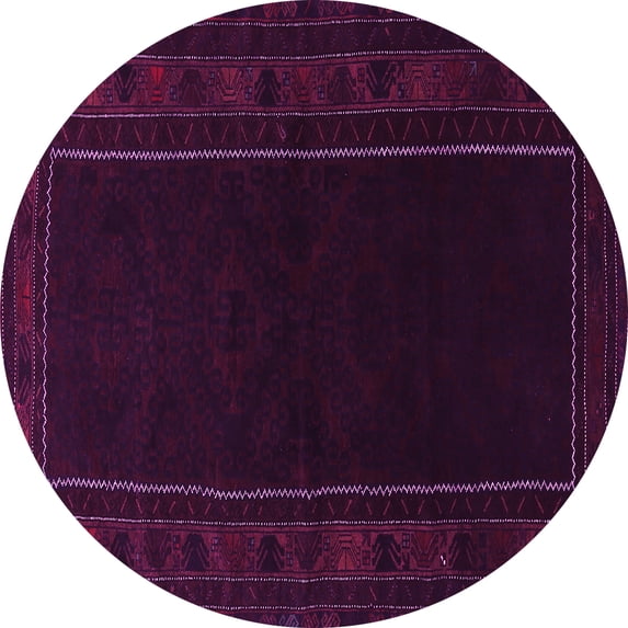 Ahgly Company Indoor Round Persian Pink Traditional Area Rugs, 6' Round