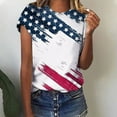 thumbnail image 4 of Cathalem Womens Short Sleeve Textured Tops Loose Fit Crewneck Short Sleeve Tops Basic Tees,White L, 4 of 4