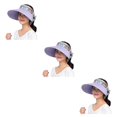 thumbnail image 3 of Minnieouse Sombrero de mujer de repuesto a prueba de viento, transpirable, plegable, para verano, al aire libre, para playa, piscina, gorro para Type1 NO1, 3 of 6