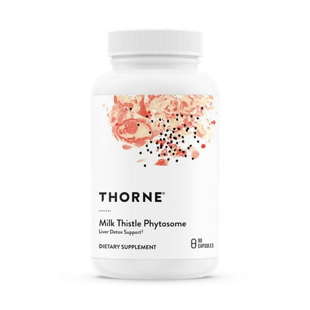 THORNE - Milk Thistle Phytosome (formerly Siliphos) - Botanical Extract Complex for Antioxidant and Liver Support* - Third-Party Certified - 90 Capsules