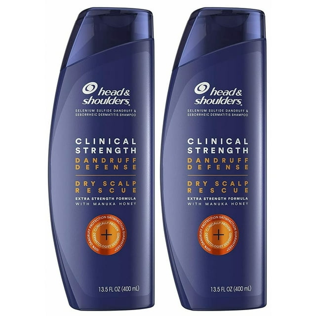 Champú anticaspa Head & Shoulders Clinical Strength para dermatitis seborreica, 100 ml (paquete de 2)