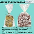thumbnail image 5 of 1.5 Mil Expandable Gusseted Polypropylene Bags LDPE - 10"X8"X24" & (1000 Bags), 5 of 7