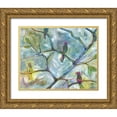 thumbnail image 1 of Seay, Anne 32x26 Gold Ornate Wood Framed with Double Matting Museum Art Print Titled - Birds, 1 of 4