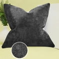 thumbnail image 4 of Paquete de 2 fundas de almohada beige de 18 x 18 pulgadas, fundas de cojín de chenilla suave para sofá, fundas de cojín de color sólido, decoración del hogar para sofá de primavera, sala de estar, 4 of 5
