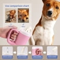 thumbnail image 3 of Dog Paw Cleaner Cup Muddy Paw Cleaner for Small Dogs Cats Semi Automatic Portable Foot Washer Pet Paw Cleaner, 3 of 5