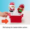 thumbnail image 5 of Fisher-Price Little People Musical Christmas Train Toddler Toy with Santa Elf & Reindeer Figures, 5 of 7