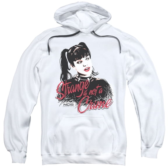 Ncis Strange Is Not A Crime Adult Pullover Hoodie Sweatshirt White