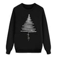 thumbnail image 6 of KHONTS Matching Family Christmas Sweatshirts Xmas Ugly Funny Jumper Long Sleeve Holiday Pullover Tops Women Black, 6 of 6