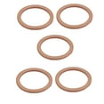 thumbnail image 1 of Unique Bargains 5 Pcs 22mmx28mmx1.5mm Joint Plat en Cuivre pour Rondelle, 1 of 1