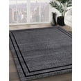 thumbnail image 3 of Ahgly Company Machine Washable Indoor Rectangle Industrial Modern Sonic Silver Gray Area Rugs, 5' x 8', 3 of 7