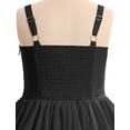 thumbnail image 6 of IBTOM CASTLE Tween Girls Midi Corset Dress for Middle School Dance Party Summer Vacation Sundresses Holiday Junior Dresses 10-11 Years Black, 6 of 7