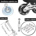 thumbnail image 5 of Wolfrail Inline Skate Wheel 15\\/64" Shaft Hex Socket Screw, 5 of 5