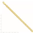 thumbnail image 2 of FB Jewels 14K Yellow Gold 8mm Hand-polished Fancy Link Bracelet, 2 of 2