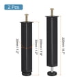 thumbnail image 2 of Uxcell 2 Paquete de Patas de Soporte para Marco de Cama de Altura Ajustable (200mm-235mm/7.9"-9.3"), Negro, 2 of 5
