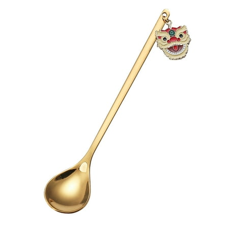 

kitchen aid Clearance kitchen utensils set New Year Tableware Dessert Spoon Stirring Small Spoon Spoon New Year Gift Spoon