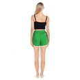 thumbnail image 6 of Baywell Yoga Short Pants Sports Shorts Gym Dance Workout Shorts Dolphin Running Athletic Shorts for Women Green US 10, 6 of 7