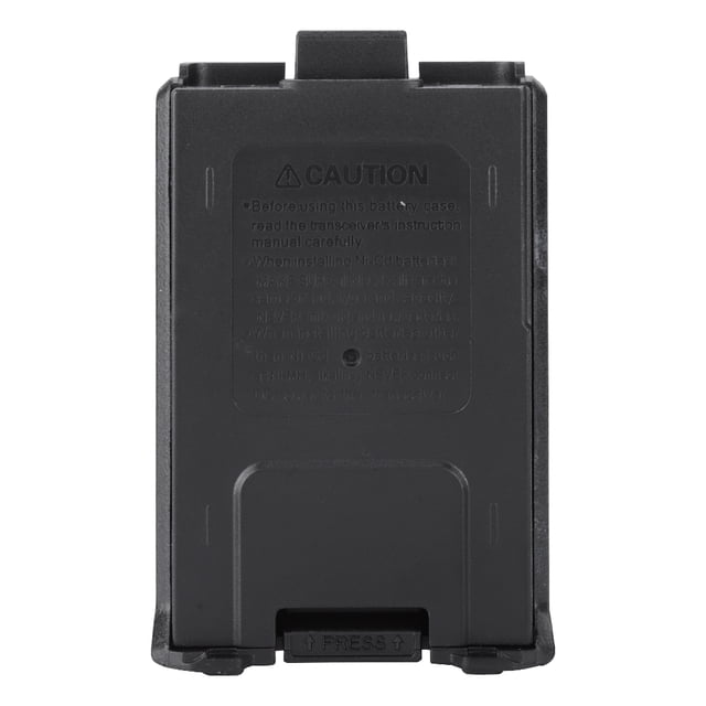 Battery Case Box, Portable Short Small Size Portable Battery Case Black For UV5RB For UV5R For UV5RE For UV5REPLUS