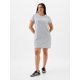 thumbnail image 3 of Camiseta holgada con bolsillo Dress GAP a rayas blancas y azul marino, 3 of 5