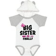 thumbnail image 3 of Inktastic Big Sister Finally with Bow and Arrow Girls Baby Bodysuit, 3 of 5