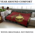 thumbnail image 4 of Emblema del Cuerpo de Marines de EE. UU., 72 x 54 cm, de Pure Country Weavers, 4 of 9