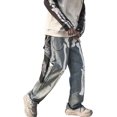 thumbnail image 5 of Y2K Jeans Vintage Estilo Hip Hop Pantalones De Mezclilla Holgados Pantalones Rectos De Ajuste Holgado, 5 of 5