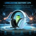 thumbnail image 3 of Artsic Wireless Gaming Headset with Microphone for PC, PS4, PS5, Mac, Nintendo Switch with Bluetooth 5.2, 2.4GHz USB PS5 headset,Gaming Headphones with 3.5mm Wired Jack for Xbox Series, 3 of 8