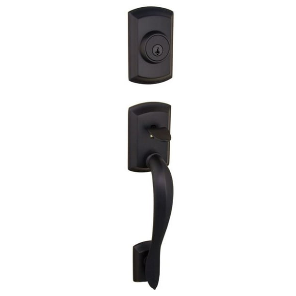 Kwikset 802AVHLIP514 Avalon Handleset in Iron Black