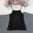 thumbnail image 4 of Craaazy Casual Tank Tops for Women Spaghetti Strap Solid Color Waffle Knit Blouses with Button Detail for Summer Daily Work, 4 of 9