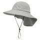 thumbnail image 1 of Sombrero para el sol de verano para niños y niñas, con protección UPF 50+, ala ancha, cuello y solapa, para jugar en la playa, de 2 a 7 años, 1 of 6