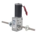 thumbnail image 2 of Worm Gear Motor Right and Left Hand Shaft Coaxial M8 Thread Speed Reduction 1280 Motor with FlangeSpeed Reduction Rate 31, 2 of 5