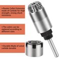 thumbnail image 2 of Helovmine 1/4 inch Shank Router Bit Collet Extension Collet Extender with ER20 Spring Collet and ER20 M Type Wrench Spanner, 2 of 6