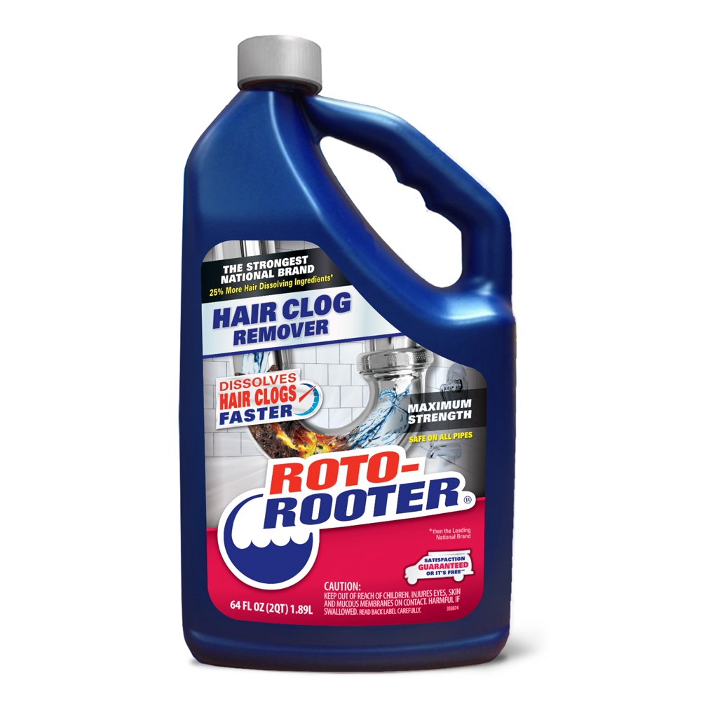 Roto Rooter Hair Clog Remover, 64 Oz