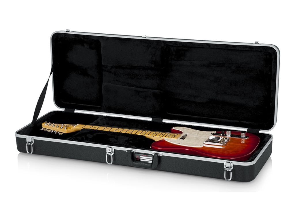 Gator Cases Plastic Hard Shell Latch Lock Molded Electric Guitar Carrying Case