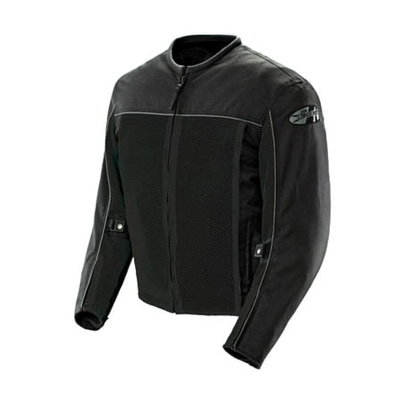 Joe Rocket Velocity Mens Black Mesh Motorcycle Jacket