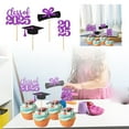 thumbnail image 3 of SXcggal 2025 Graduation Party Decorations Card Slot Inserts For Cupcake Toppers Paper Graduation Design Cake Decorations For Party Supplies And Celebrations Practical Basic Card Slot For Garden, 3 of 7