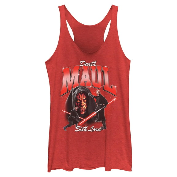 Womens Star Wars Sith Lord Maul Racerback Tank
