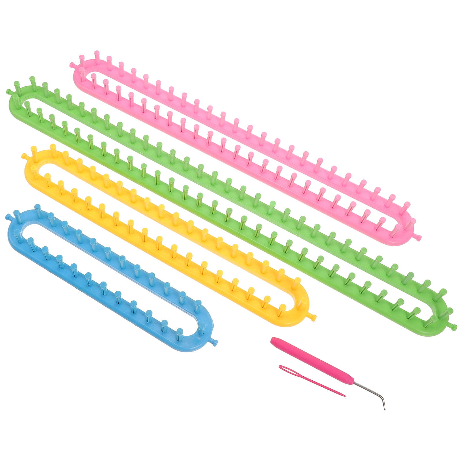 HOKARUA 1 Set of Scarf Hat Weaving Loom Diy Knitting Loom Plastic Sweater Weaving Loom Sweater Knitter