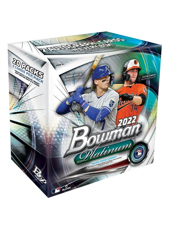 2022 Topps Bowman Platinum Baseball Monster Box | 2 Autographs per Box!